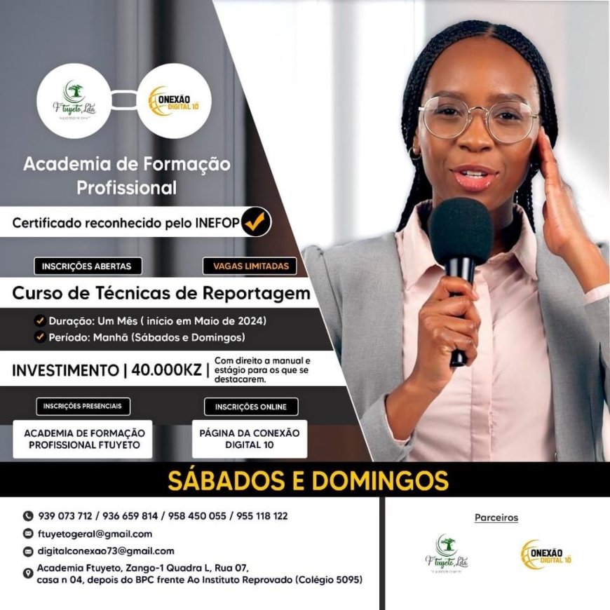 CURSO DE TÉCNICAS DE REPORTAGEM