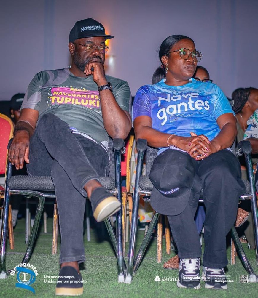 Administrador Municipal dos Navegantes João Tomás, acompanhando de sua esposa 