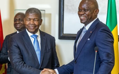 PRESIDENTE DO GABÃO INICIA VISITA DE ESTADO A ANGOLA COM FOCO COOPERAÇÃO BILATERAL