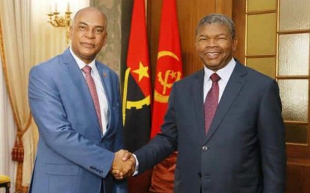 JOÃO LOURENÇO RECEBEU ADALBERTO DA COSTA JÚNIOR ESTA TERÇA-FEIRA NO PALÁCIO PRESIDENCIAL