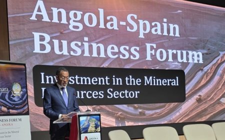 ANGOLA EXIBE POTENCIAL MINEIRO E ENERGÉTICO EM FÓRUM DE INVESTIDORES EM MADRID