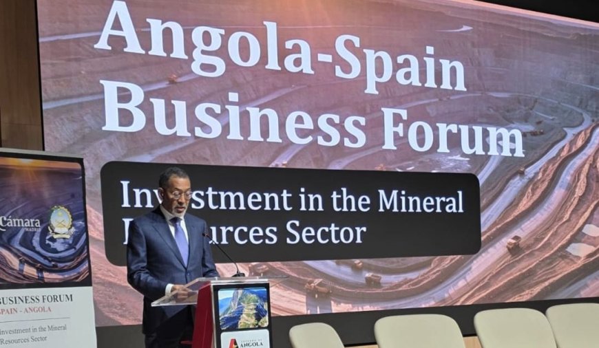 ANGOLA EXIBE POTENCIAL MINEIRO E ENERGÉTICO EM FÓRUM DE INVESTIDORES EM MADRID